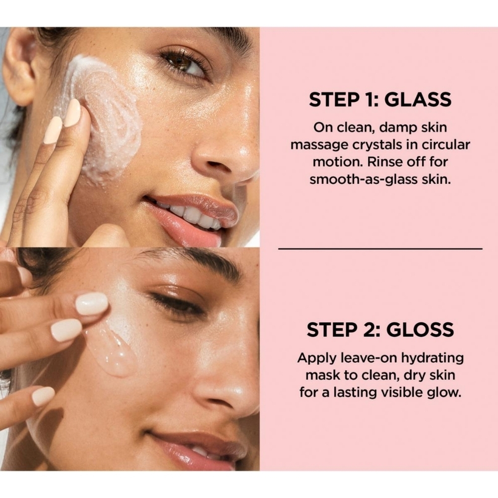BeautyBio Glass & Gloss At-Home 2-Step Facial System - New! - Picture 3 of 5